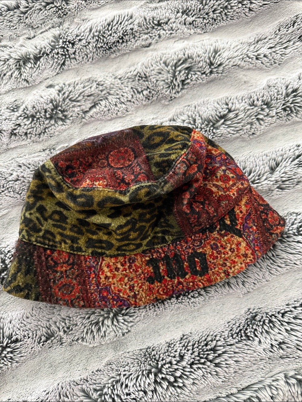 SELF-MADE Leopard & Patchwork Bucket Hat - Picture 8 of 10